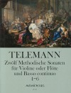 TELEMANN 12 methodical sonatas - Volume II: 4-6