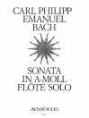 BACH C.PH.E. Sonata a major (Wq 132) for flute