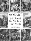MOZART 24 Duets for violin and viola - Parts