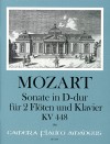 MOZART Sonate D-dur (nach KV 448) - Part.u.St.