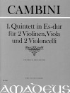 CAMBINI 1. Quintett Es-dur [Erstdruck] Part.u.St