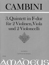 CAMBINI 3. Quintet in F major - First Edition