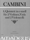 CAMBINI 4. Quintett c-moll [Erstdruck] Part.u.St