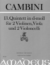 CAMBINI 13. Quintet D minor - First Edition