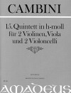 CAMBINI 15. Quintett h-moll [Erstdruck] Part.u.St