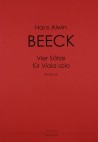 BEECK 4 movements for viola solo - First Print