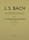 BACH - Wohltemperiertes Klavier Teil 2, Heft 1