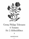 TELEMANN 6 Sonaten TWV 40:104-106 - Band II